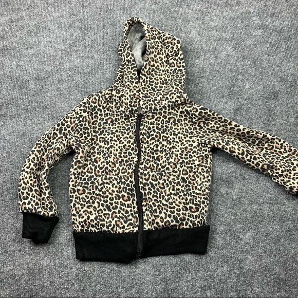 Real Love 2T Leopard Print Hoodie - Picture 1 of 7